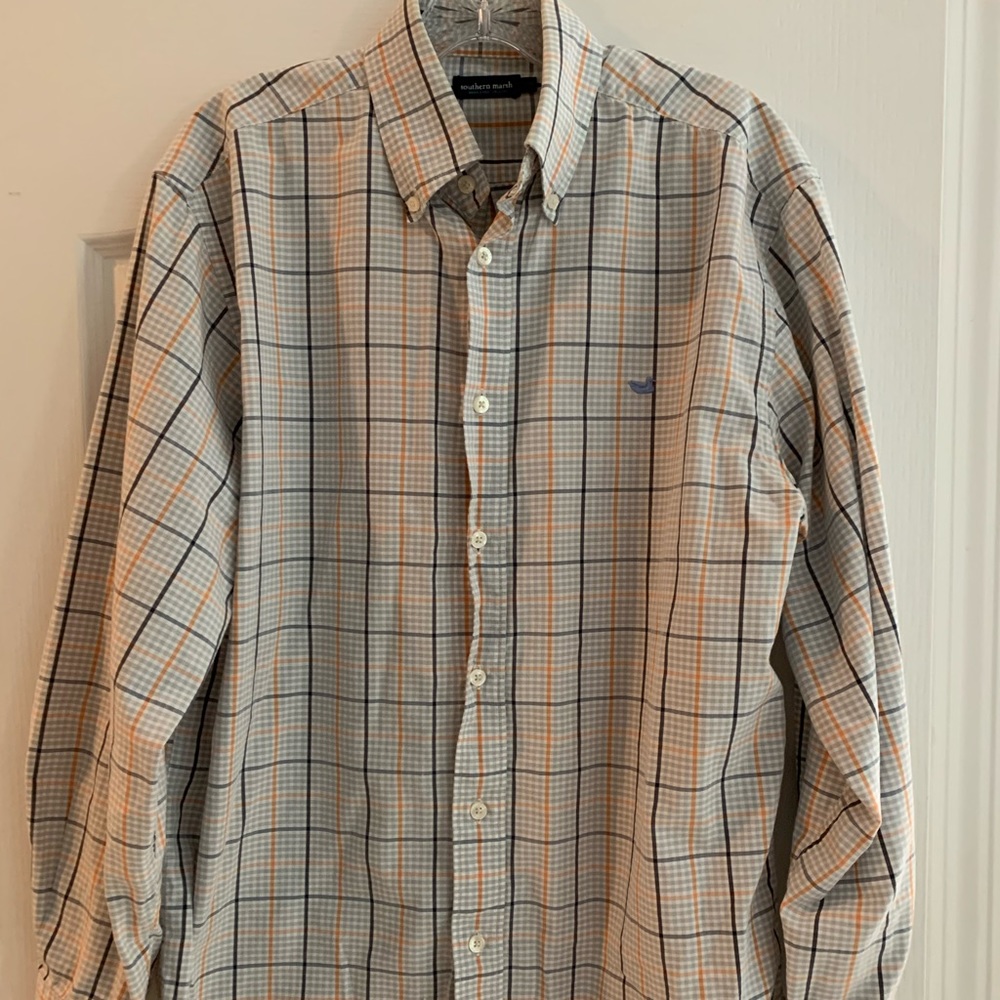 Southern Marsh long sleeve dress shirt EUC!!!